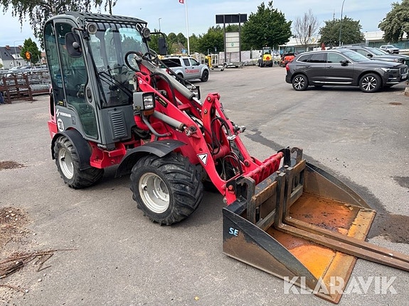 Hjullastare Weidemann 1250 CX35 med skopa och 4 of 5