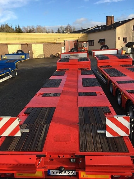 Kässbohrer SLA 3R Jumbotrombontrailer med hjulfickor 2 of 8
