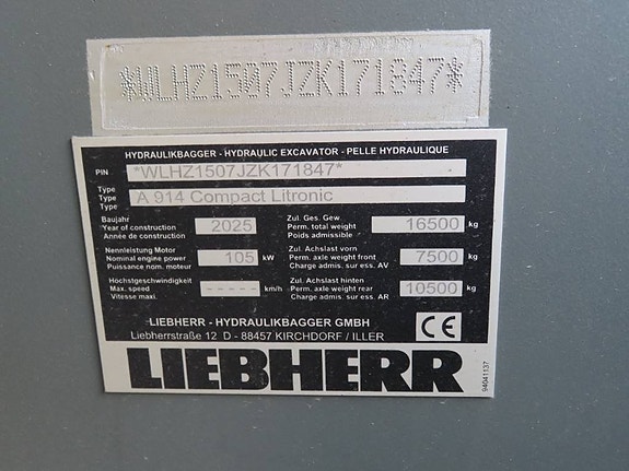 Liebherr A 914 Compact Litronic 8 of 8