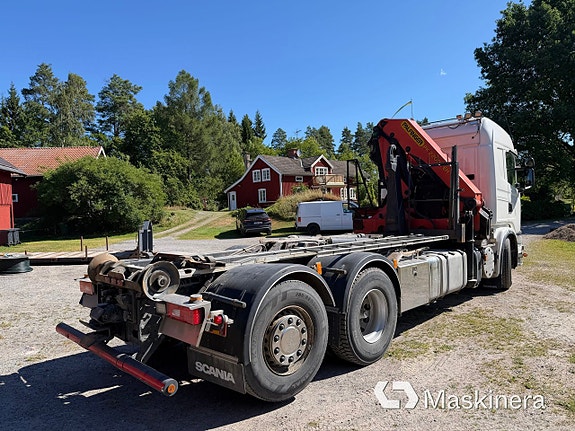Kranväxlare Scania G400LB6X2 med två flak 5 of 27
