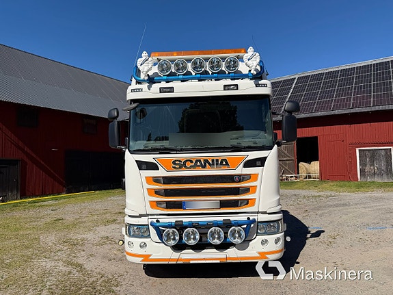 Kranväxlare Scania G400LB6X2 med två flak 2 of 27