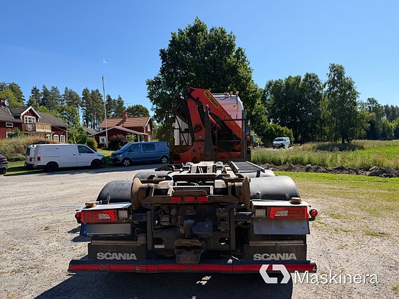 Kranväxlare Scania G400LB6X2 med två flak 6 of 27