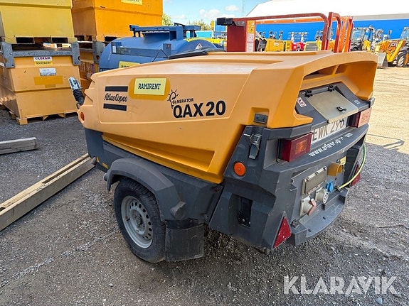 Generator Atlas Copco Qax20 2 of 6