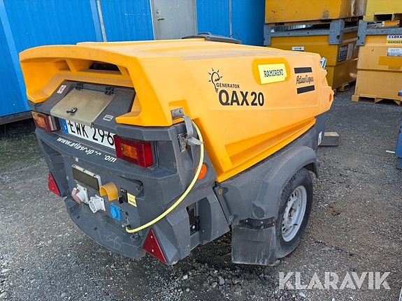 Generator Atlas Copco Qax20 4 of 6