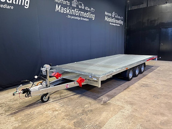 Temared Carplatform 5121/3 S - 3500kg / ALUFLAK / KNOTT 2 of 6