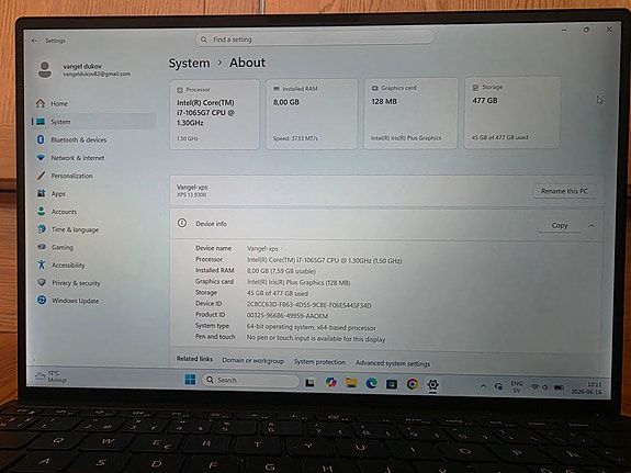 Dell XPS 13-9300 (10th Gen i7) – Sold as Defective / Repair image 9