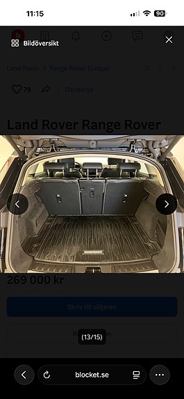 Land Rover Range Rover Evoque 13 of 13
