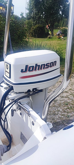 Arimar Pioneer 430 Johnson 30hk trailer och kapell 9 of 19