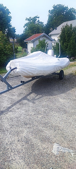 Arimar Pioneer 430 Johnson 30hk trailer och kapell 15 of 19