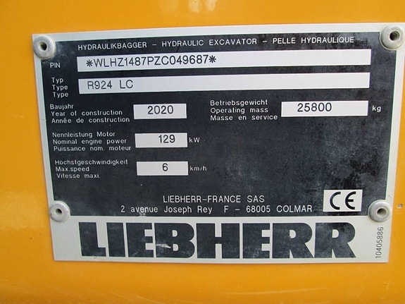 Liebherr R924 G8 19 of 20
