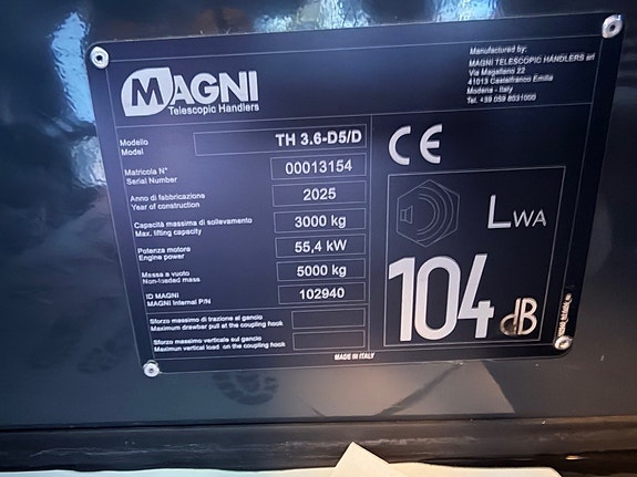 Magni TH 3.6 DEMO Teleskoplastare 11 of 11