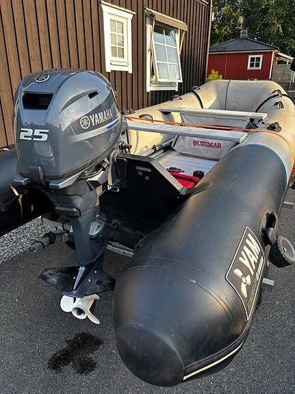 Gummibåt Yam 380S-Yamaha 25hp (2021) med båttrailler 80km/h 4 of 4