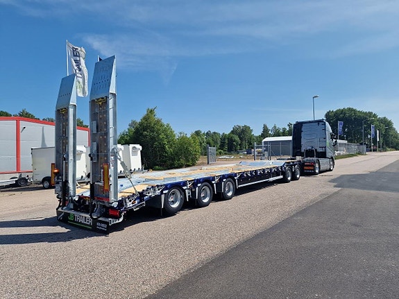 Humbaur 5-axlad maskinsläp STD 88 cm högt SVART 5 of 12