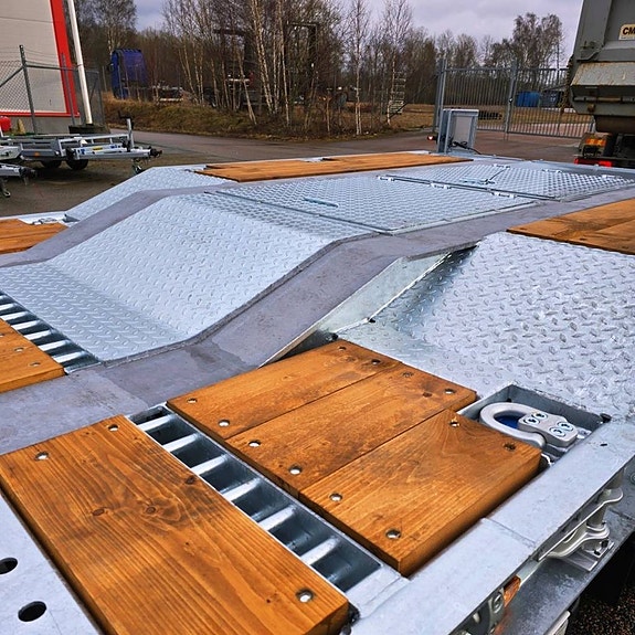 Humbaur 5-axlad maskinsläp STD 88 cm högt SVART 7 of 12