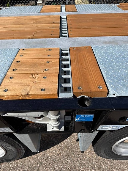 Humbaur 5-axlad maskinsläp STD 88 cm högt SVART 11 of 12