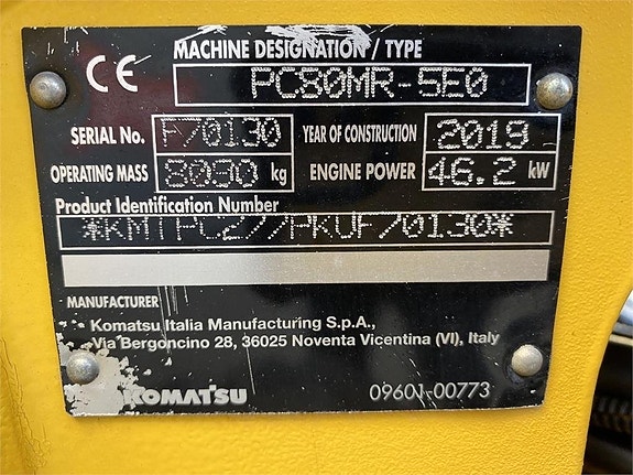 Komatsu PC80MR-5 10 of 10