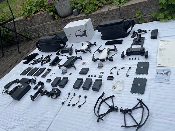 DJI MAVIC AIR Fly More Combo BLACK 3st drönare STOR PAKET +++ image 9