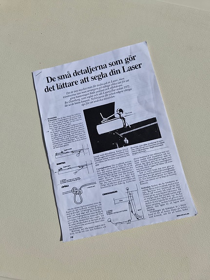 Laser jolle med kapell 4 of 6