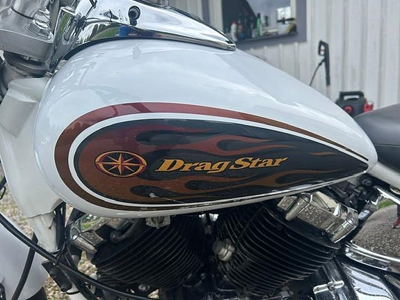 Yamaha XVS 650 Dragstar 4VR körd,2346 Mil Original Måste säljas 11 of 18