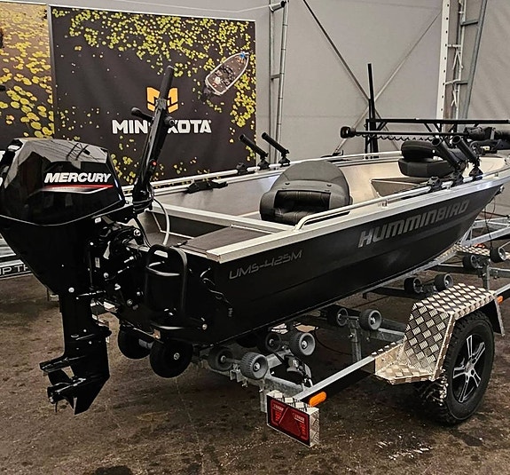 Ums 425m + mercury 30hk elhpt mid tiller 4 of 9