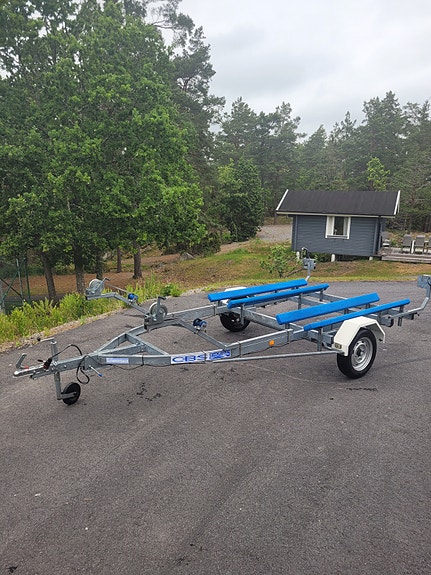 2st Kawasaki Stx15f & dubbel trailer 80km/h 3 of 3