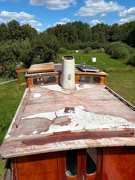 Historisk sjömätningsbåt ombyggd salongsbåt – Restaureringsobjekt 6 of 22