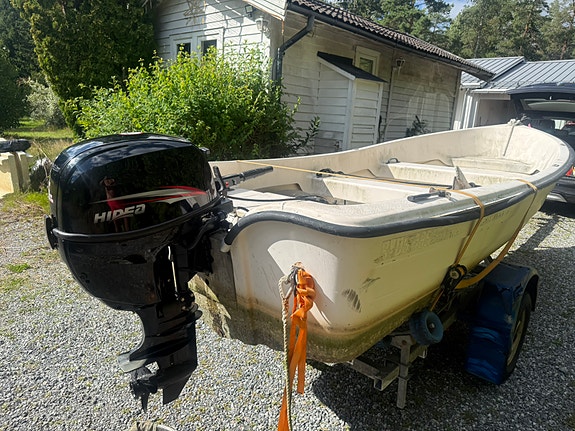 Ryds 465 med Hidea 15 hk (Elstart) & 30-trailer – Repobjekt 2 of 3