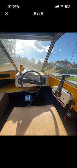Vator ht 17 med evinrude 70hk med 80km/h trailer 4 of 5