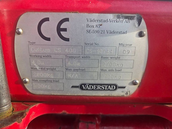 Väderstad Cultus CS400 9 of 9