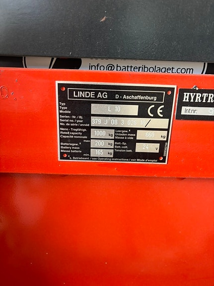 Linde Ledstaplare Linde L10 6 of 6