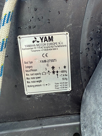 Gummibåt Yam 275STi 7 of 7