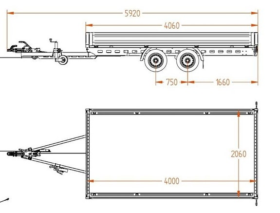 Respo Entreprenadsläp 3500kg 4 of 4