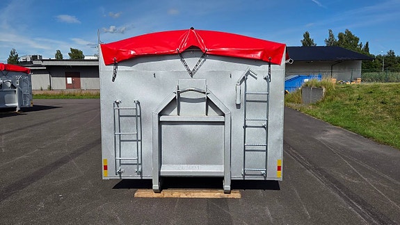 Spannmålsflak lastväxlarcontainer 27m³ för omgående leverans 2 of 10