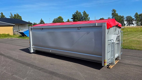Spannmålsflak lastväxlarcontainer 27m³ för omgående leverans 3 of 10