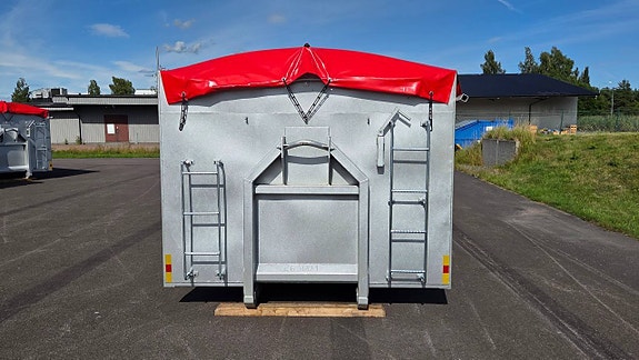 Spannmålsflak lastväxlarcontainer 27m³ för omgående leverans 2 of 10