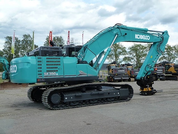 Kobelco SK350LC-11E med Makin 3D / Uthyres ! 11 of 14