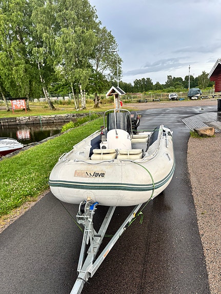 Honwave 4,0 m, Suzuki 15 hk fyrtakt 5 of 8