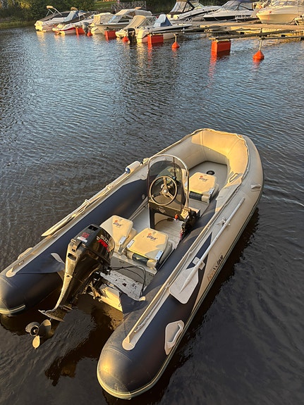Honwave 4,0 m, Suzuki 15 hk fyrtakt 8 of 8
