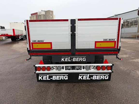 Kel-Berg D560V 4 axlad Flaksläp 12.5m med lämmar 3 of 10