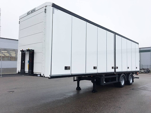 Kel-Berg 2-axlad citytrailer öppningsbar sida 27ppl Zepro 13 of 24