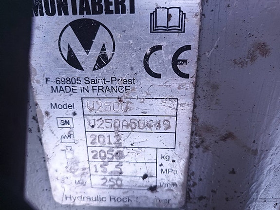 Montabert V2500 hydraulhammare 4 of 5