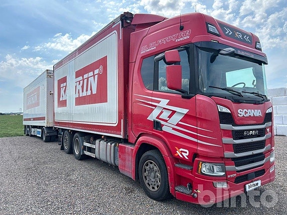 Flisekipage Scania R500 6x2 VANGs - Tyllis släp 3 of 6