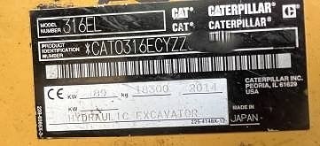 CAT 316 EL 9 of 9