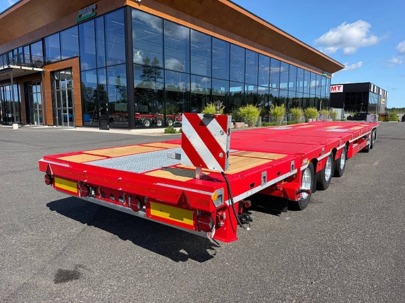 Hakarps - ROJO 42 tons plan maskinvagn med uppvikbar ramp 7 of 12