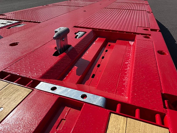Hakarps - ROJO 42 tons plan maskinvagn med uppvikbar ramp 10 of 12