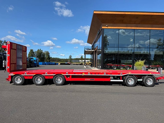 Hakarps - ROJO 42 tons plan maskinvagn med uppvikbar ramp 2 of 12