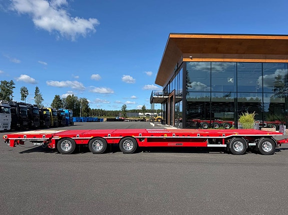 Hakarps - ROJO 42 tons plan maskinvagn med uppvikbar ramp 6 of 12