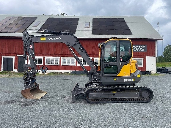 Volvo ECR88D Rototilt C-smörj 3st skopor