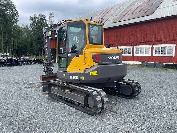 Volvo ECR88D Rototilt C-smörj 3st skopor 3 of 8