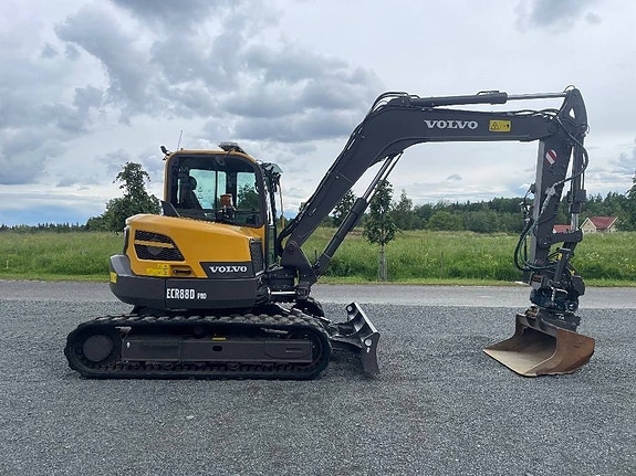 Volvo ECR88D Rototilt C-smörj 3st skopor 5 of 8